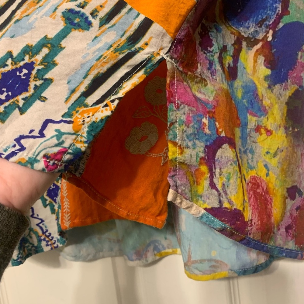 John Mark Elegant Multi Colored Embroidered 2X Bl… - image 4